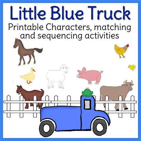 Little Blue Truck Free Printable
